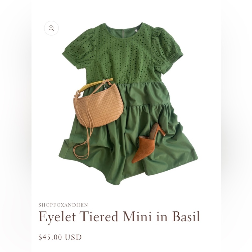 Green dress size large